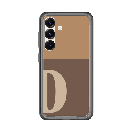 スリムプロテクションプレミアムケース［ オリジナル - initial two tone - D brown ］