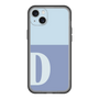 スリムプロテクションプレミアムケース［ オリジナル - initial two tone - D blue ］