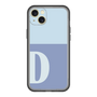 スリムプロテクションプレミアムケース［ オリジナル - initial two tone - D blue ］