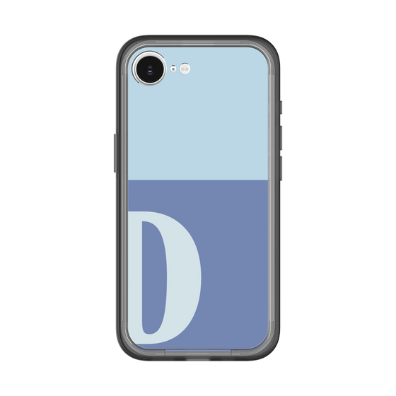 スリムプロテクションプレミアムケース［ オリジナル - initial two tone - D blue ］