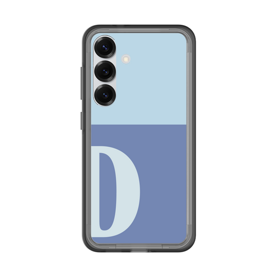 スリムプロテクションプレミアムケース［ オリジナル - initial two tone - D blue ］
