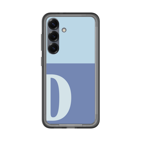 スリムプロテクションプレミアムケース［ オリジナル - initial two tone - D blue ］