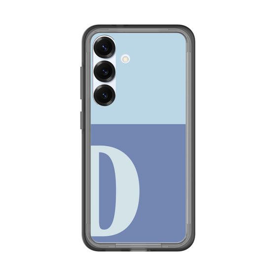 スリムプロテクションプレミアムケース［ オリジナル - initial two tone - D blue ］