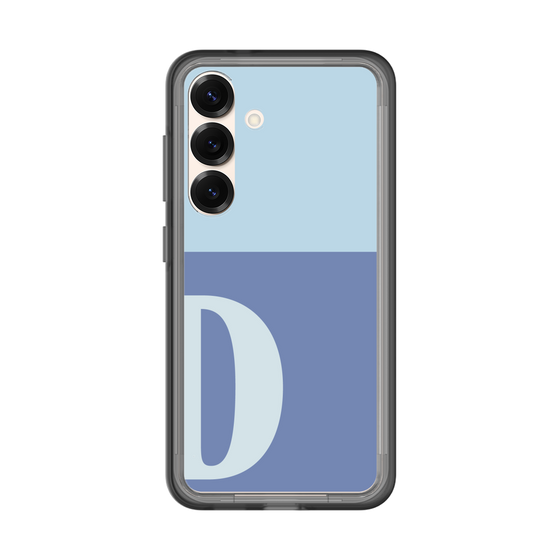 スリムプロテクションプレミアムケース［ オリジナル - initial two tone - D blue ］