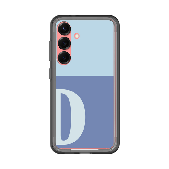 スリムプロテクションプレミアムケース［ オリジナル - initial two tone - D blue ］