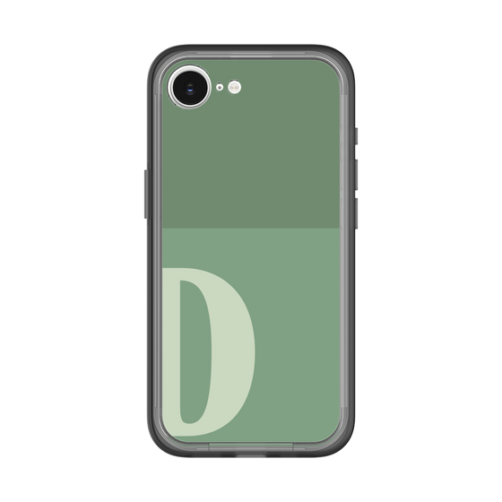 スリムプロテクションプレミアムケース［ オリジナル - initial two tone - D green ］