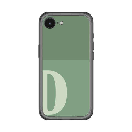 スリムプロテクションプレミアムケース［ オリジナル - initial two tone - D green ］