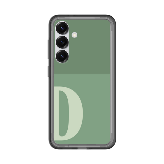 スリムプロテクションプレミアムケース［ オリジナル - initial two tone - D green ］