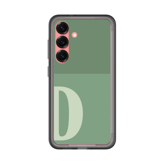 スリムプロテクションプレミアムケース［ オリジナル - initial two tone - D green ］
