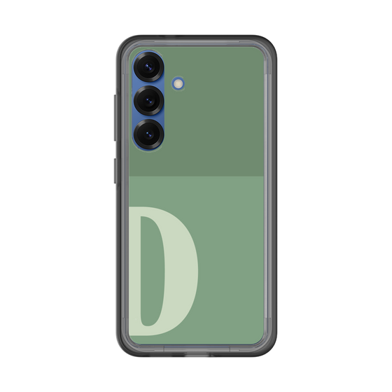スリムプロテクションプレミアムケース［ オリジナル - initial two tone - D green ］