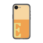 スリムプロテクションプレミアムケース［ オリジナル - initial two tone - E orange ］