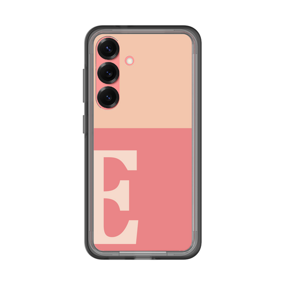 スリムプロテクションプレミアムケース［ オリジナル - initial two tone - E pink ］