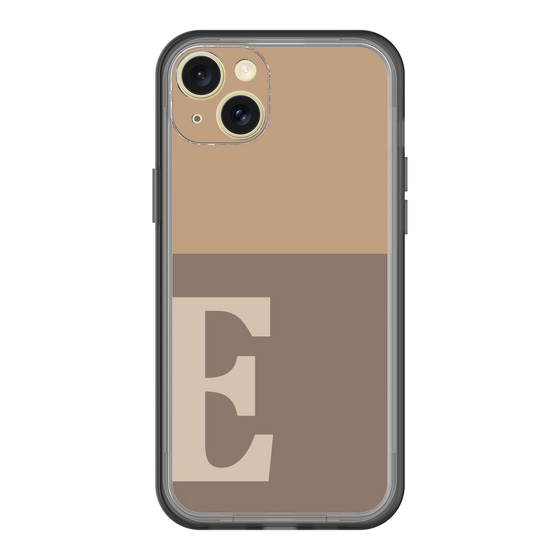 スリムプロテクションプレミアムケース［ オリジナル - initial two tone - E brown ］