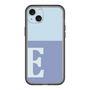 スリムプロテクションプレミアムケース［ オリジナル - initial two tone - E blue ］