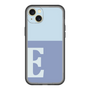スリムプロテクションプレミアムケース［ オリジナル - initial two tone - E blue ］