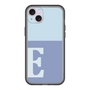 スリムプロテクションプレミアムケース［ オリジナル - initial two tone - E blue ］