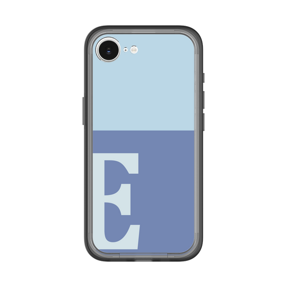 スリムプロテクションプレミアムケース［ オリジナル - initial two tone - E blue ］