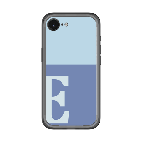 スリムプロテクションプレミアムケース［ オリジナル - initial two tone - E blue ］