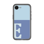 スリムプロテクションプレミアムケース［ オリジナル - initial two tone - E blue ］