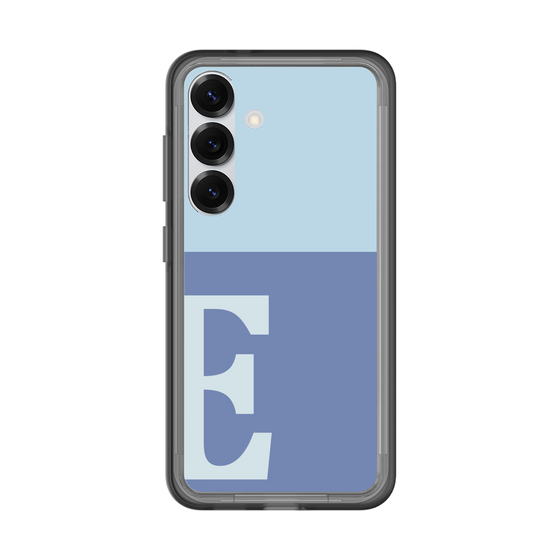 スリムプロテクションプレミアムケース［ オリジナル - initial two tone - E blue ］