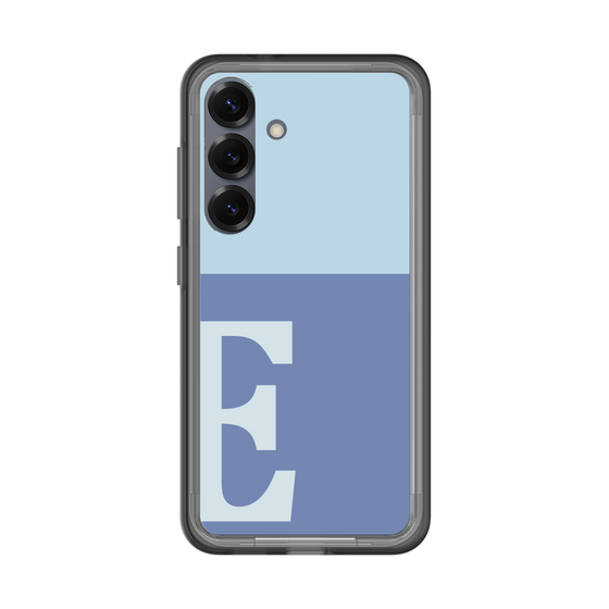 スリムプロテクションプレミアムケース［ オリジナル - initial two tone - E blue ］
