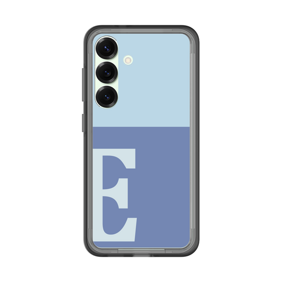 スリムプロテクションプレミアムケース［ オリジナル - initial two tone - E blue ］