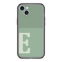 スリムプロテクションプレミアムケース［ オリジナル - initial two tone - E green ］