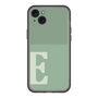 スリムプロテクションプレミアムケース［ オリジナル - initial two tone - E green ］