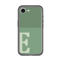 スリムプロテクションプレミアムケース［ オリジナル - initial two tone - E green ］