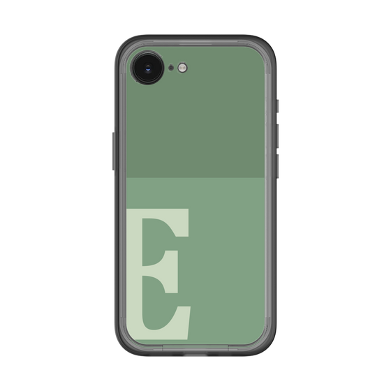 スリムプロテクションプレミアムケース［ オリジナル - initial two tone - E green ］