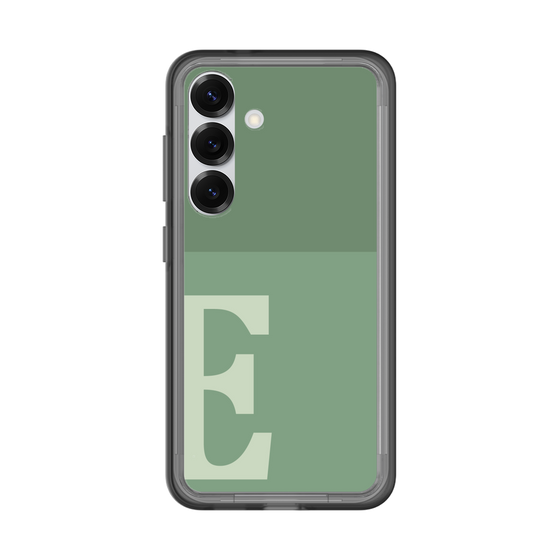 スリムプロテクションプレミアムケース［ オリジナル - initial two tone - E green ］