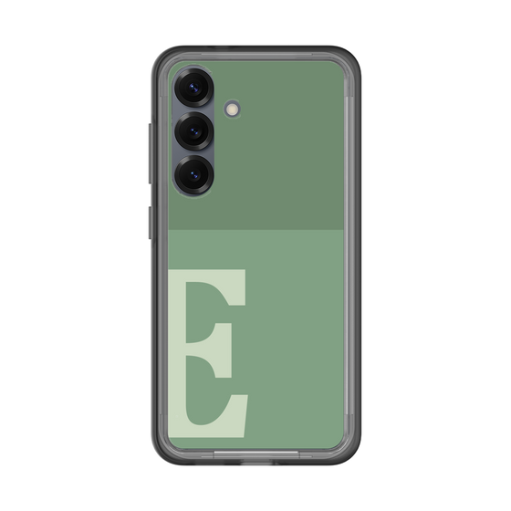 スリムプロテクションプレミアムケース［ オリジナル - initial two tone - E green ］
