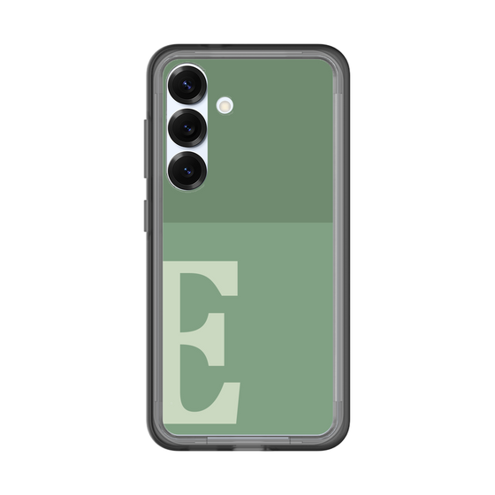 スリムプロテクションプレミアムケース［ オリジナル - initial two tone - E green ］
