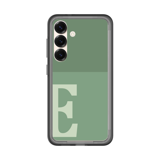 スリムプロテクションプレミアムケース［ オリジナル - initial two tone - E green ］