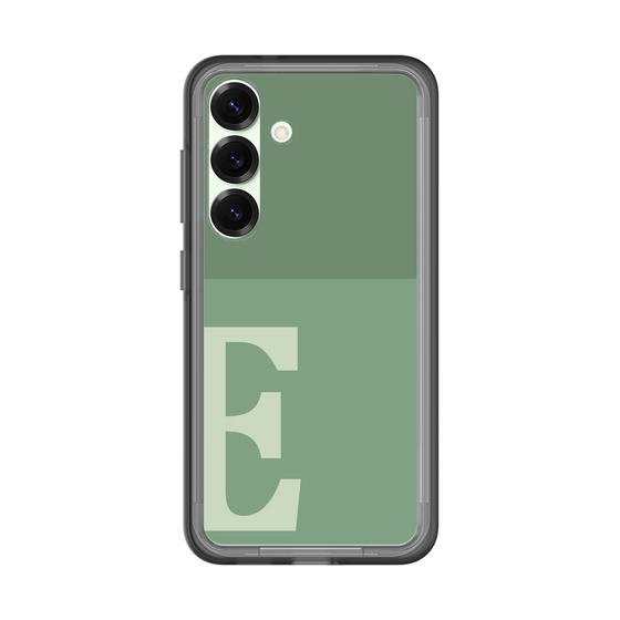 スリムプロテクションプレミアムケース［ オリジナル - initial two tone - E green ］