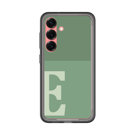 スリムプロテクションプレミアムケース［ オリジナル - initial two tone - E green ］