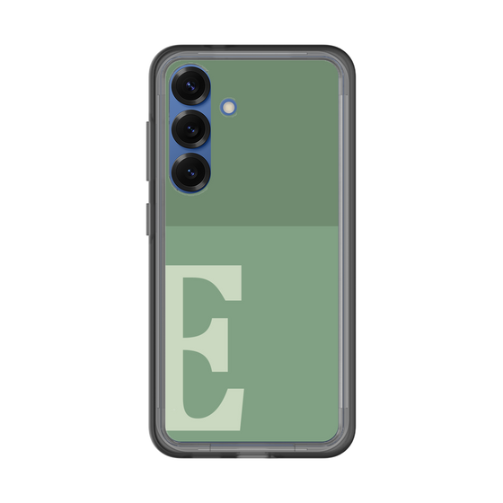 スリムプロテクションプレミアムケース［ オリジナル - initial two tone - E green ］