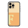 スリムプロテクションプレミアムケース［ オリジナル - initial two tone - F orange ］