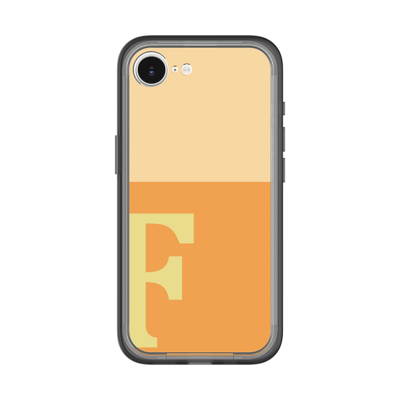 スリムプロテクションプレミアムケース［ オリジナル - initial two tone - F orange ］