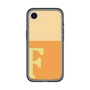 スリムプロテクションプレミアムケース［ オリジナル - initial two tone - F orange ］