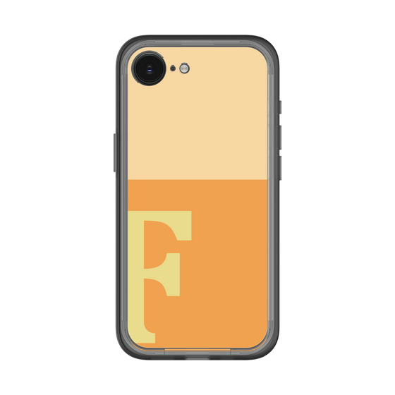 スリムプロテクションプレミアムケース［ オリジナル - initial two tone - F orange ］