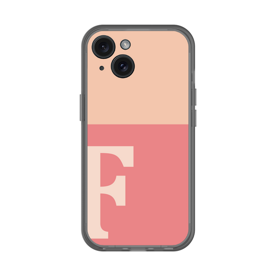 スリムプロテクションプレミアムケース［ オリジナル - initial two tone - F pink ］