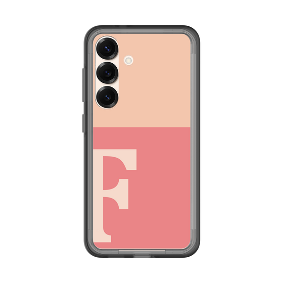 スリムプロテクションプレミアムケース［ オリジナル - initial two tone - F pink ］