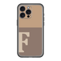 スリムプロテクションプレミアムケース［ オリジナル - initial two tone - F brown ］