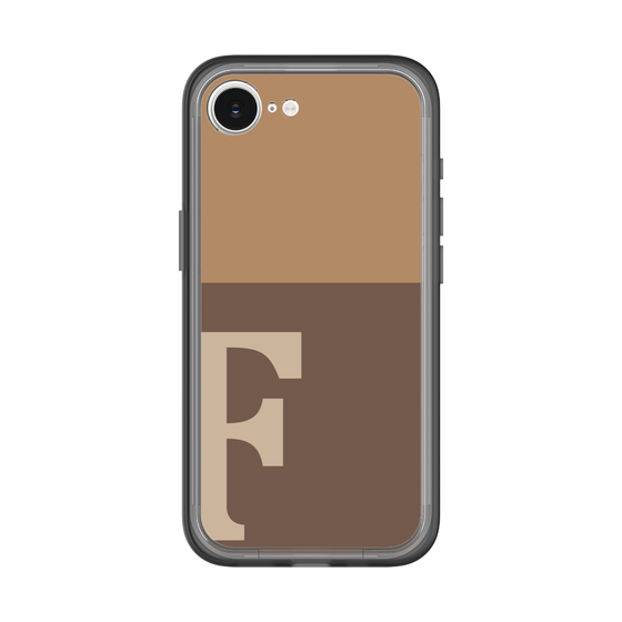 スリムプロテクションプレミアムケース［ オリジナル - initial two tone - F brown ］