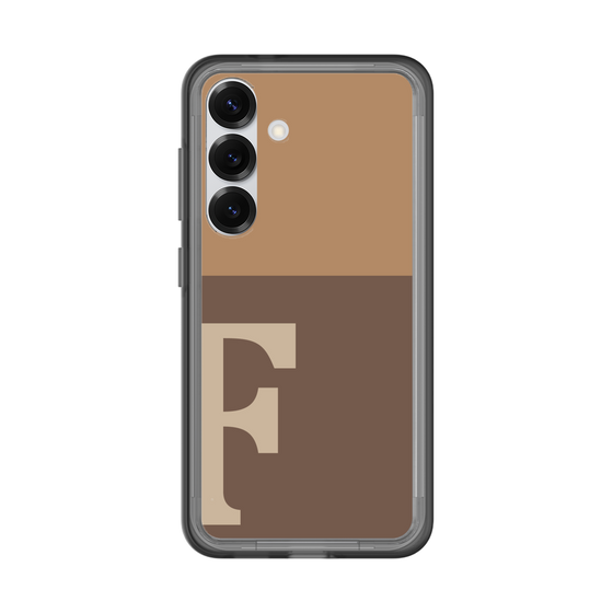 スリムプロテクションプレミアムケース［ オリジナル - initial two tone - F brown ］