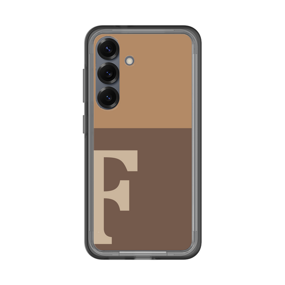 スリムプロテクションプレミアムケース［ オリジナル - initial two tone - F brown ］