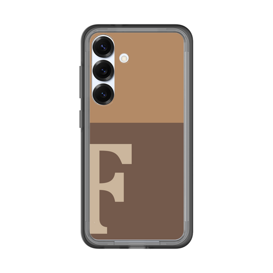 スリムプロテクションプレミアムケース［ オリジナル - initial two tone - F brown ］