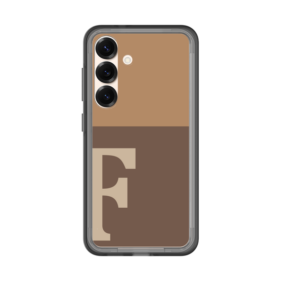 スリムプロテクションプレミアムケース［ オリジナル - initial two tone - F brown ］