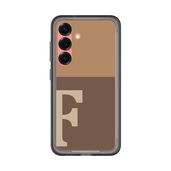 スリムプロテクションプレミアムケース［ オリジナル - initial two tone - F brown ］
